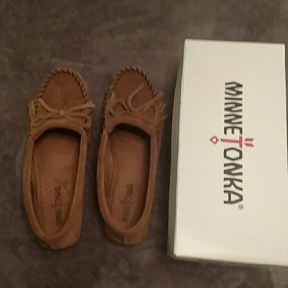 Suede moccasins